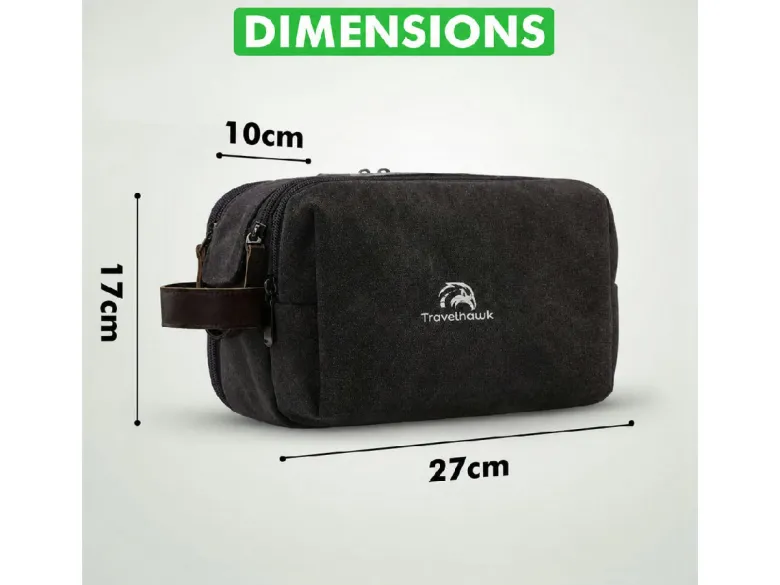 Travelhawk toilettas - Black