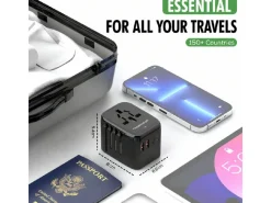 Travelhawk universele wereldstekker