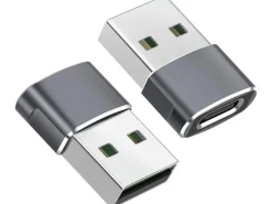Travelhawk USB-A naar USB-C Adapter - Set van 2