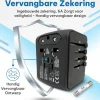 TravelHawk wereldstekker
