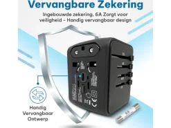 TravelHawk wereldstekker