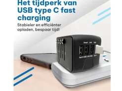TravelHawk wereldstekker