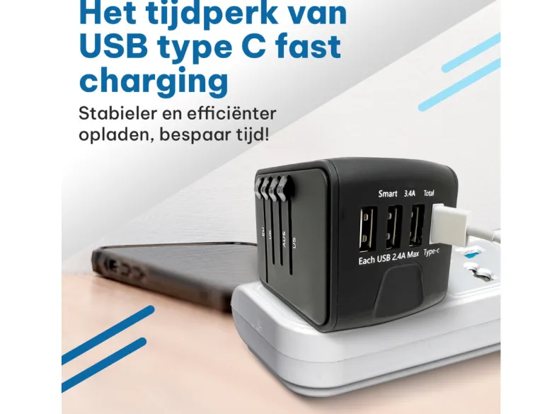 TravelHawk wereldstekker