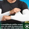 Travelhawk White Arm Sleeve - L
