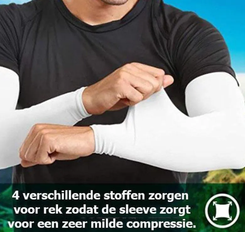 Travelhawk White Arm Sleeve - XL