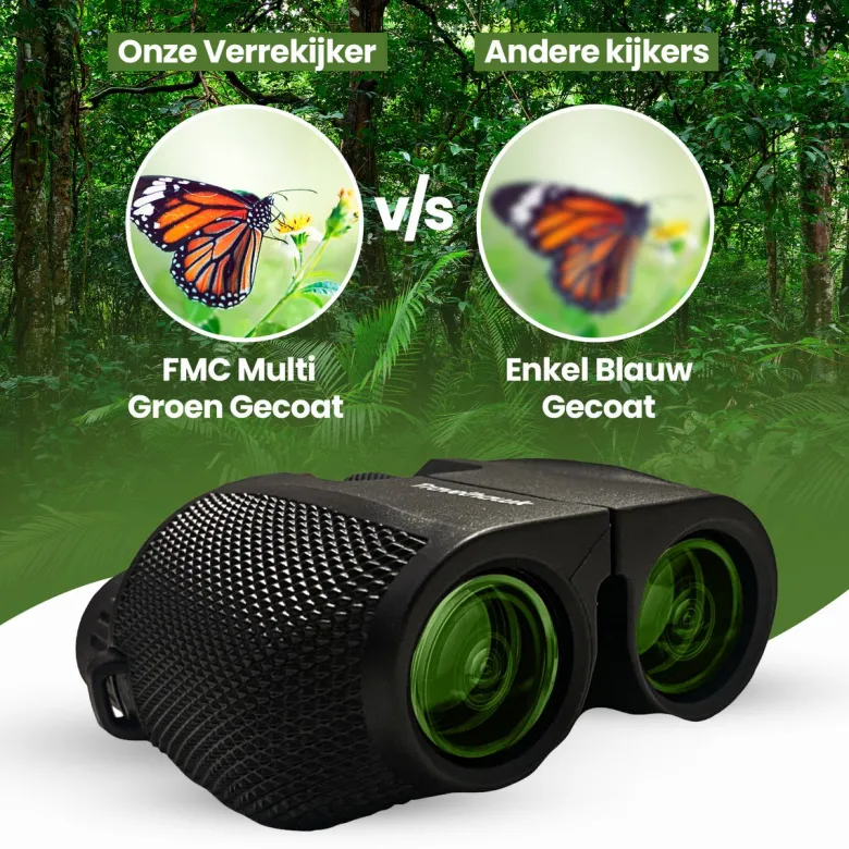 Travelhawk 10x25 Compacte Verrekijker - Black