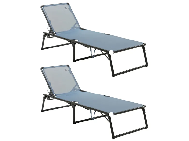 Travellife Como Sky Blue ligbed - Set van 2
