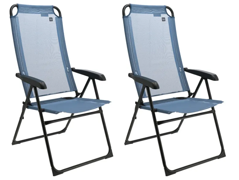 Travellife Como Sky Blue standenstoel - Set van 2