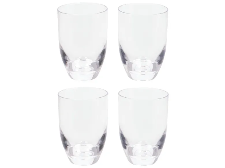 Travellife Feria clear drinkglas - Set van 4