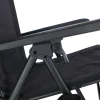 Travellife Festo set van 2 relaxstoelen - Graphite Black
