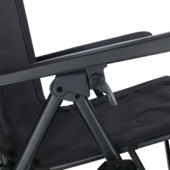 Travellife Festo set van 2 relaxstoelen - Graphite Black