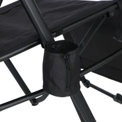Travellife Festo set van 2 relaxstoelen - Graphite Black