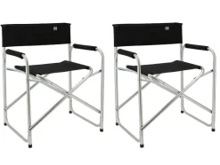 Travellife Iseo Black regisseursstoel - Set van 2