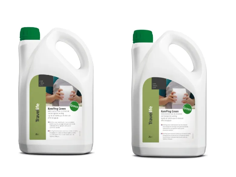 Travellife KemPing Green 2 liter toiletvloeistof - Set van 2