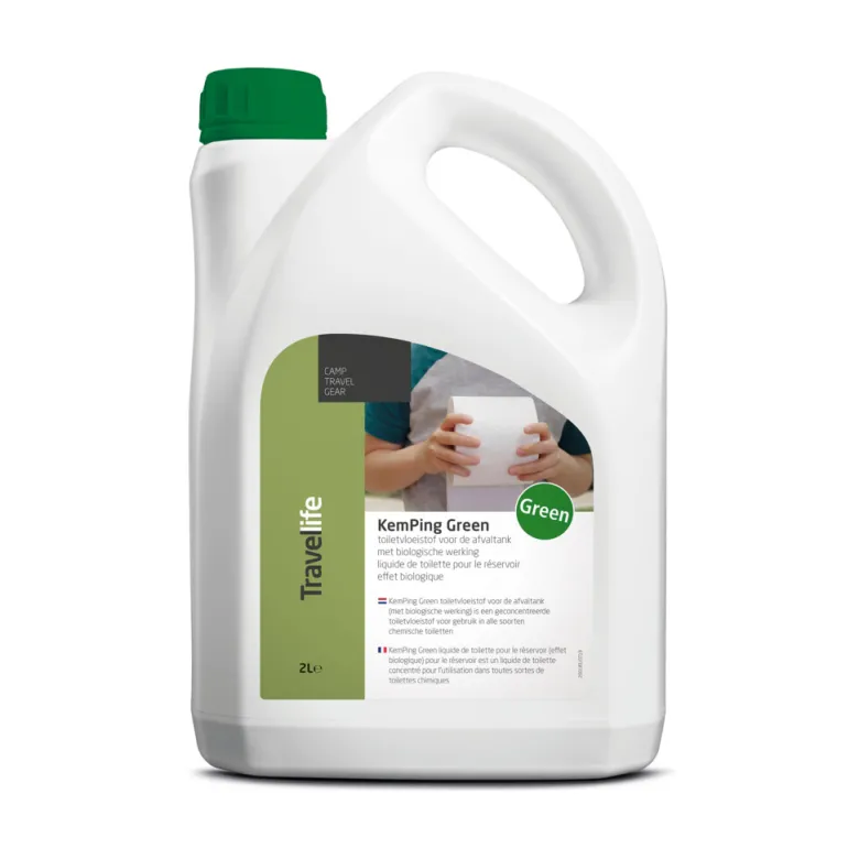 Travellife KemPing Green 2 liter toiletvloeistof - Set van 2