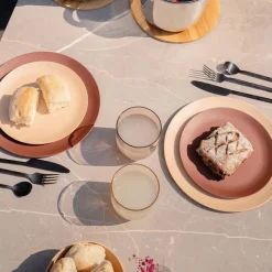 Travellife Nova Cacao ø 25,5 cm dinerbord - set van 2