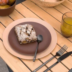 Travellife Nova Cacao ø 20 cm ontbijtbord - set van 2