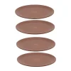 Travellife Nova Cacao 20 cm ontbijtbord - Set van 4