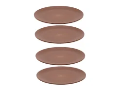 Travellife Nova Cacao 20 cm ontbijtbord - Set van 4
