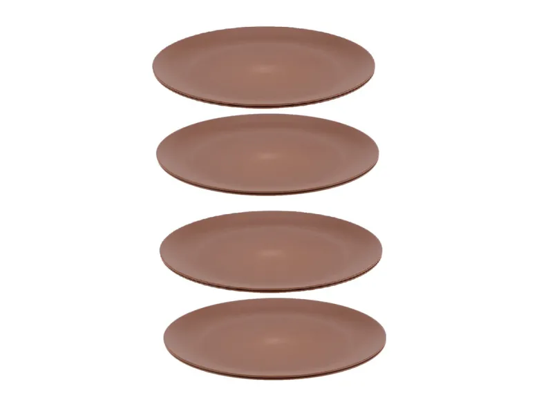 Travellife Nova Cacao 20 cm ontbijtbord - Set van 4
