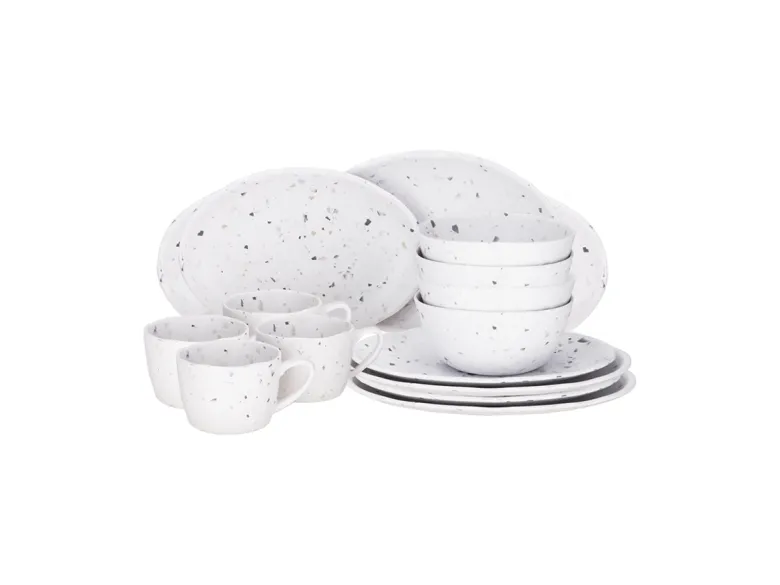 Travellife Soria terrazzo 16-delige serviesset