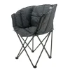Travellife Sorrento 80 Grey en Lago Grey tafel met vouwstoelen