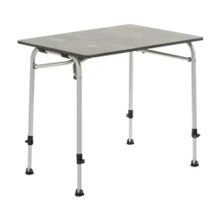 Travellife Sorrento 80 Grey en Lago Grey tafel met vouwstoelen