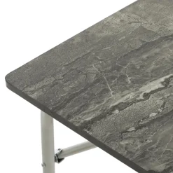 Travellife Sorrento 80 Grey en Lago Grey tafel met vouwstoelen