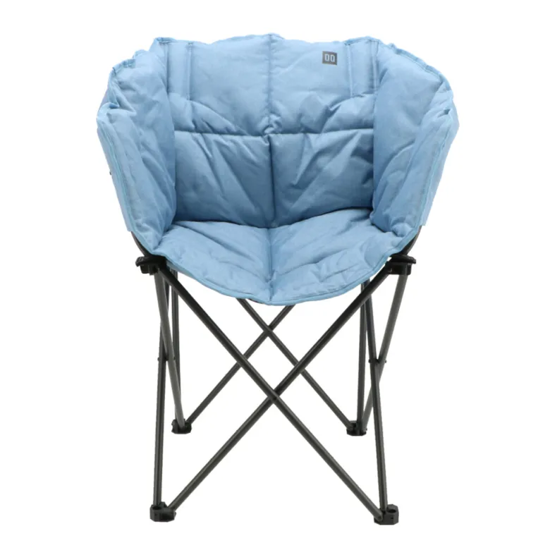 Travellife Sorrento 80 Grey en Lago Blue tafel met vouwstoelen