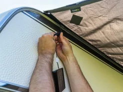 Travellife 250 x 400 cm antraciet LED zonnescherm