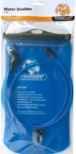 TravelSafe 2 liter waterbag met drinkslang