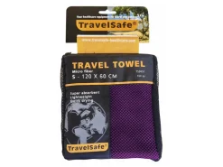 TravelSafe Purple reishanddoek - 80 x 40 cm