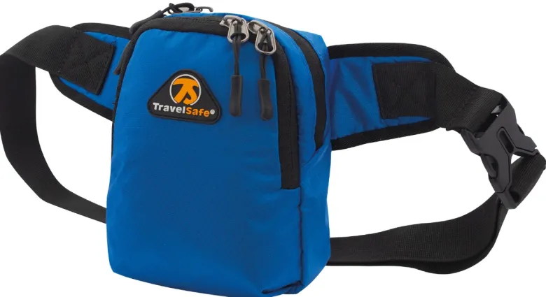 TravelSafe Street Life S polyester heuptasje - Blue