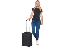 TravelZ 51 cm Black opvouwbare handbagage koffer