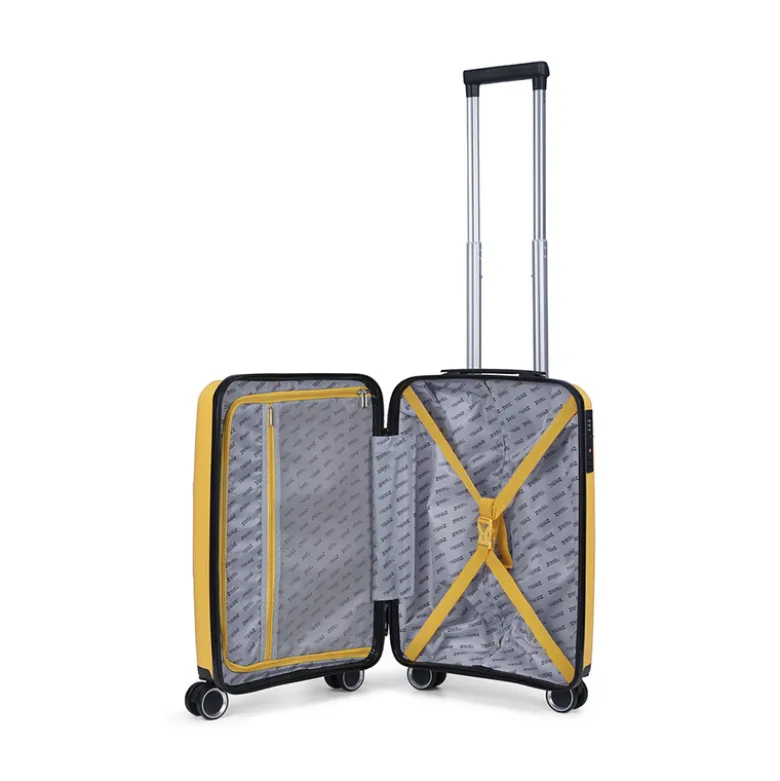 TravelZ Swinger 55 cm handbagage koffer - Yellow
