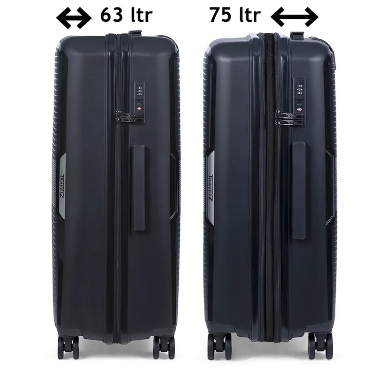 TravelZ Swinger 67 cm koffer - Black