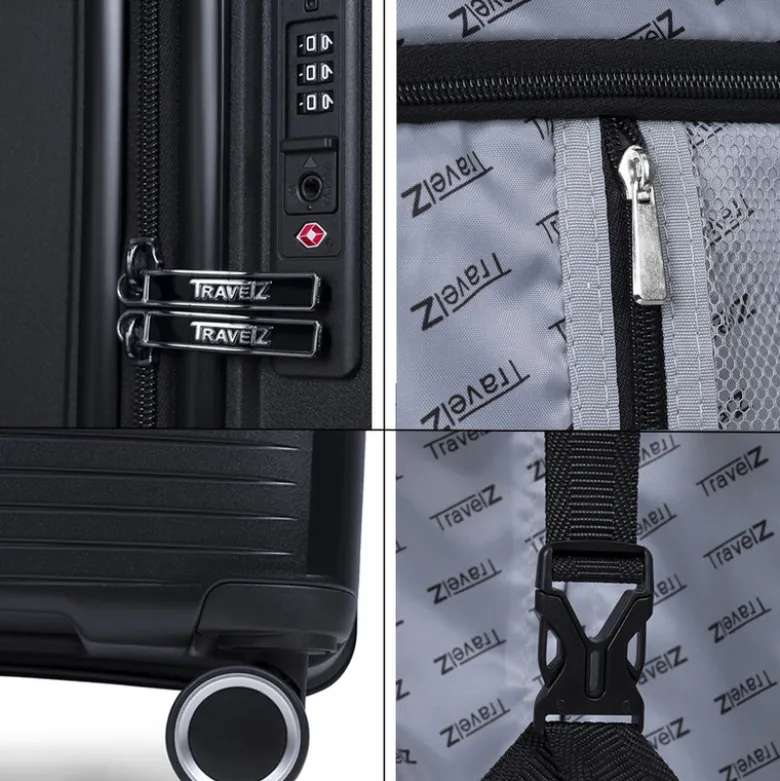 TravelZ Swinger 67 cm koffer - Black