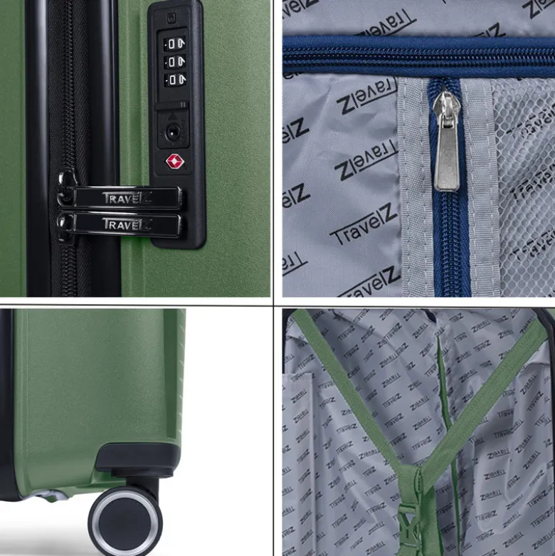 TravelZ Swinger 67cm koffer - Green