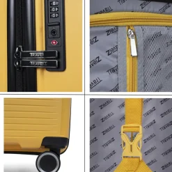 TravelZ Swinger 67 cm koffer - Yellow