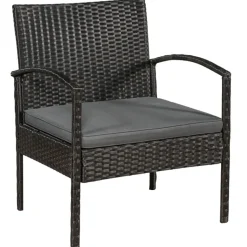 Trinidad polyrotan zwarte loungeset