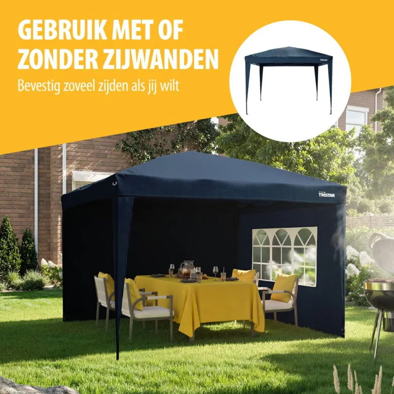 Tristar PT-7808 Easy Up partytent - 3 x 3 meter