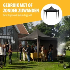 Tristar PT-7810 Easy Up Premium Partytent - 3 x 3 meter