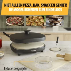 Tristar PZ-9174 Pizza Family 4 gourmetset