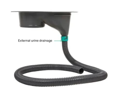 TROBOLO droogtoilet inzetstuk – grey