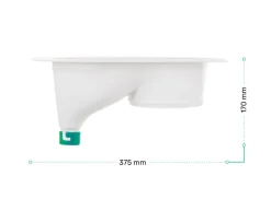 TROBOLO droogtoilet inzetstuk – white