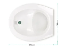 TROBOLO droogtoilet inzetstuk – white