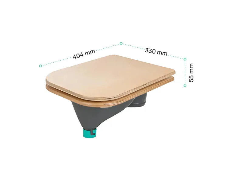 TROBOLO ombouwset naar droogtoilet - grey