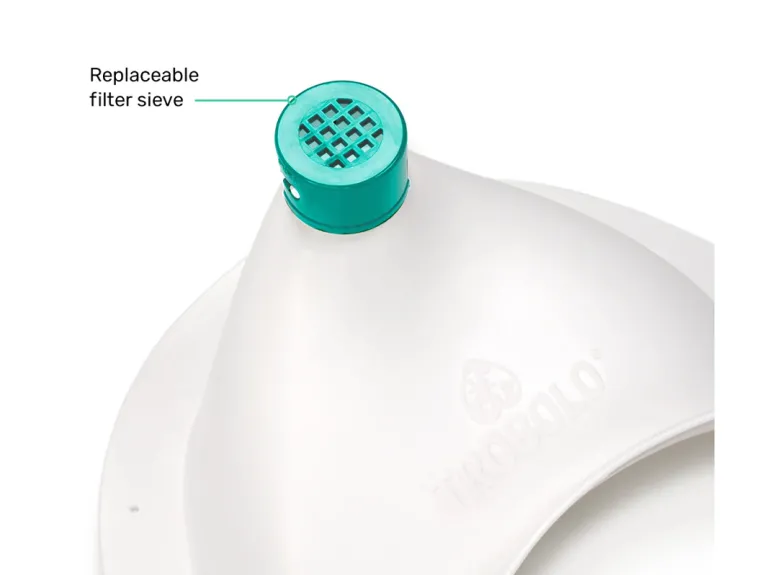 TROBOLO ombouwset naar droogtoilet - white