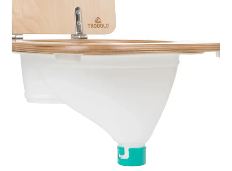 TROBOLO ombouwset naar droogtoilet - white