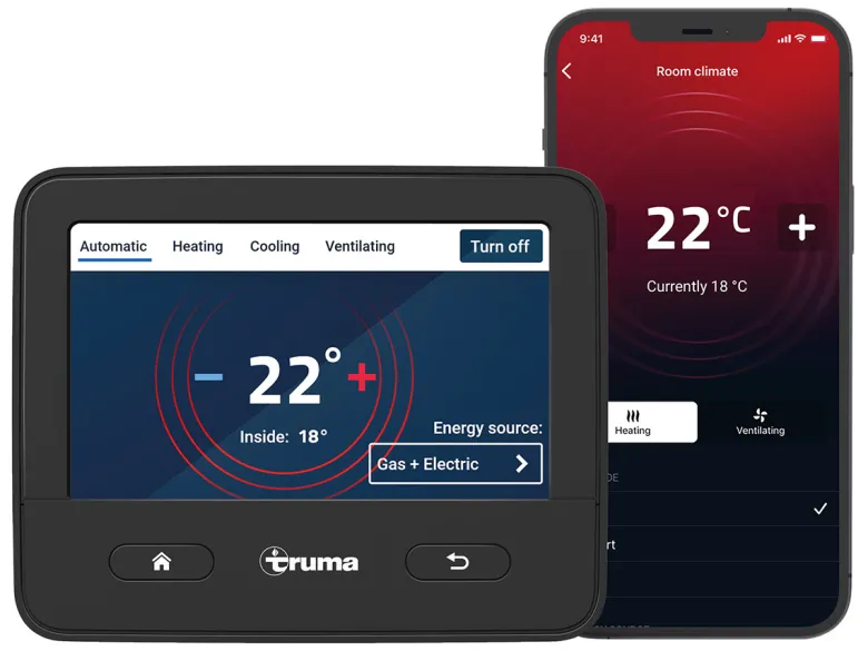 Truma Combi 6 boiler/kachel met iNet X paneel